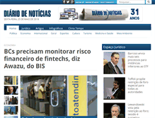 Tablet Screenshot of diariodenoticias.com.br